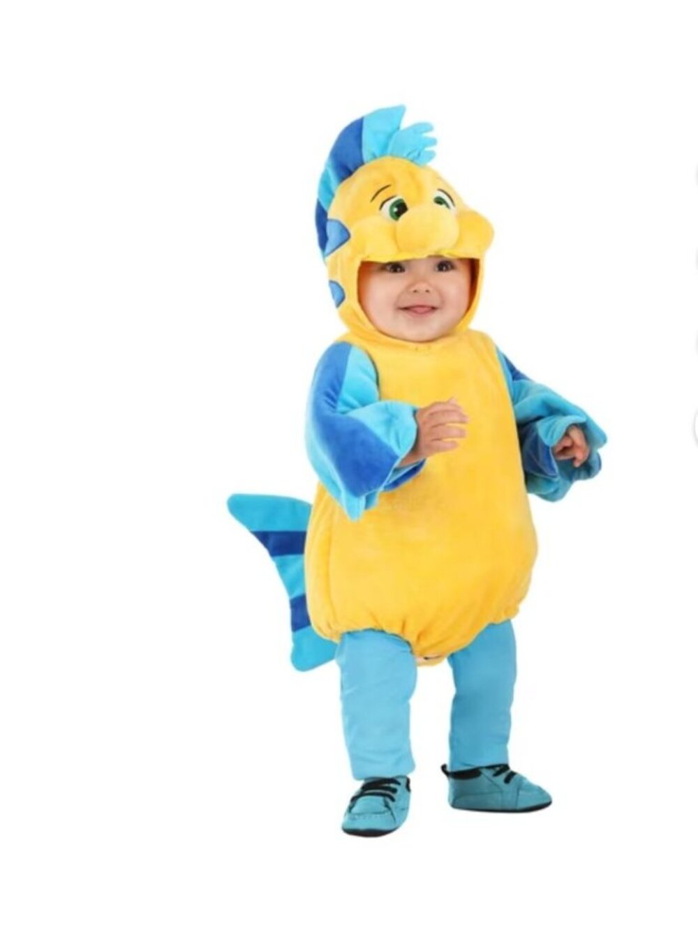 Disney Baby Flounder Costume NWT 6-9 Months Ariel Little Mermaid Halloween